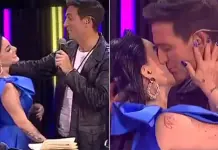 Emotivo reencuentro entre Lolita Cort&eacute;s y exalumno en La Academia