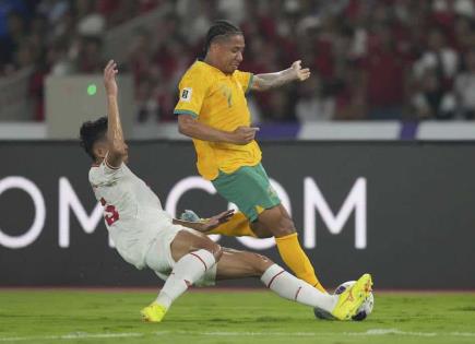 Empate entre Australia e Indonesia y derrota de China en eliminatorias mundialistas