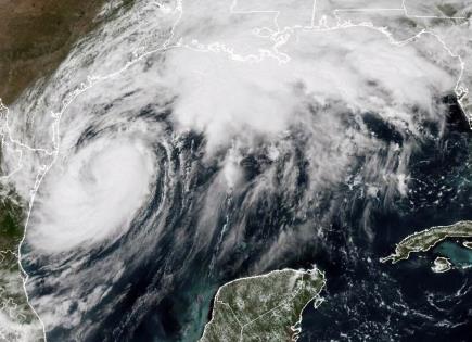 Impacto inminente de huracán en Luisiana por tormenta tropical Francine