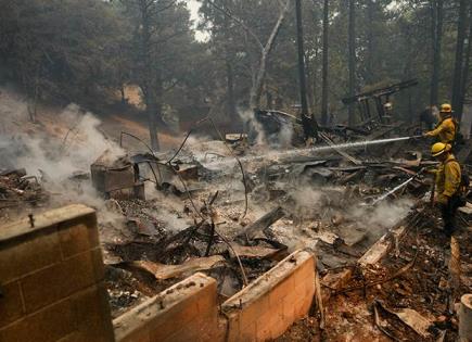 California sufre por incendios forestales