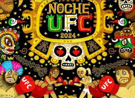 La Noche UFC en Las Vegas: Celebración de peleadores mexicanos