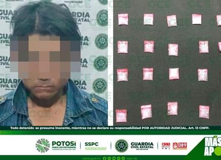 Presunto “narco” detenido en el Barrio de Santiago