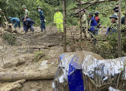 Tragedia en Vietnam: Tifón y desastre de inundación