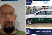 Cae taxista con vehículo robado en la TTP