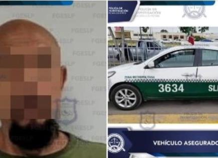 Cae taxista con vehículo robado en la TTP