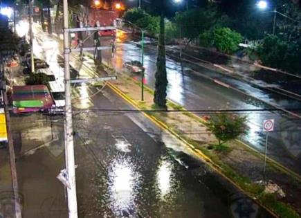 Cierres vehiculares en la ciudad debido a las lluvias