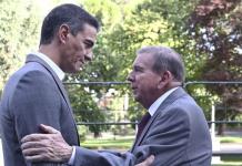 Encuentro entre Pedro Sánchez y Edmundo González