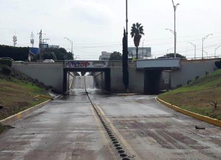 Reabren mayoría de vialidades en la capital tras lluvia