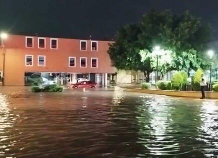 Video y galería | Caos por lluvia en la capital e inundaciones inéditas en Centro Histórico