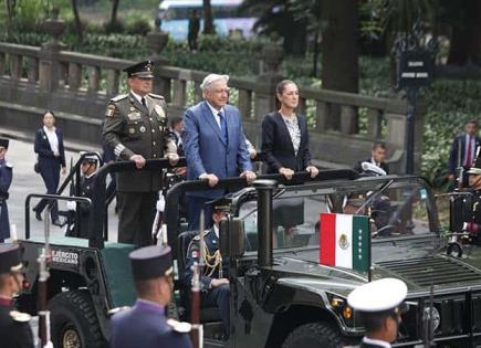 Rinden honores a los Niños Héroes de Chapultepec