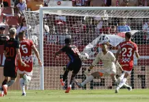 Goleada del Barcelona sobre Girona en la Liga española