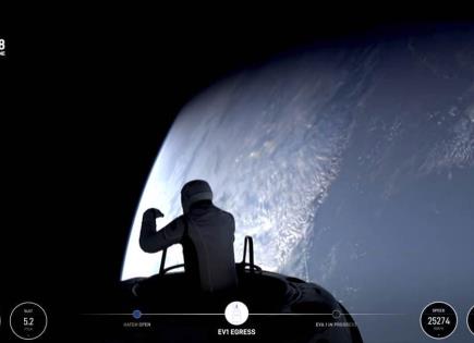 Regreso exitoso de la caminata espacial privada de SpaceX