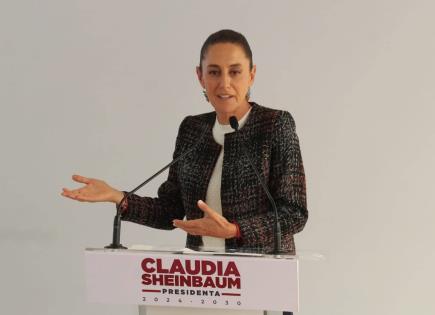 Reitera Sheinbaum compromiso de trabajar con las familias de los 43