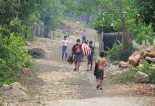 Marcha de Desplazados Tzotziles en Chiapas