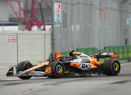 Batalla intensa entre McLaren y Red Bull en la Fórmula Uno