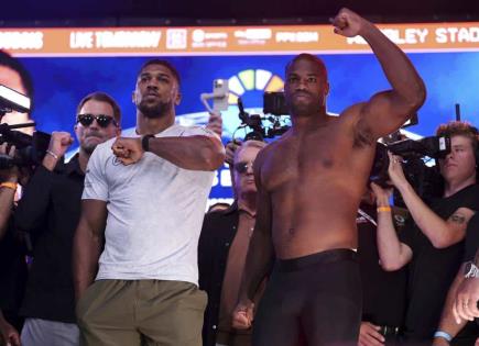 Pelea de Campeonato de Peso Pesado entre Dubois y Joshua