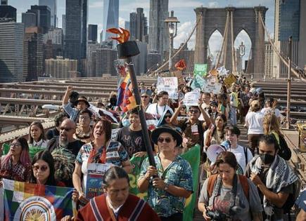 Protestan contra cambio climático