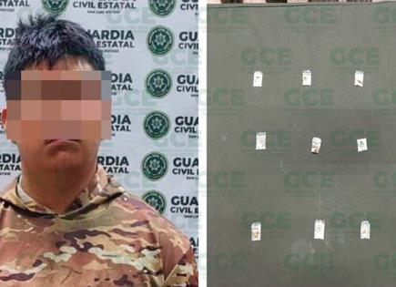 Cae presunto integrante de grupo criminal