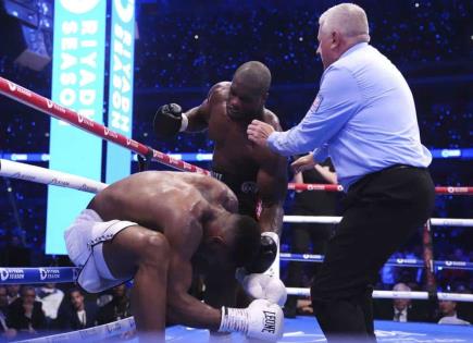 El enfrentamiento épico entre Joshua y Dubois en el ring