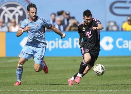 Empate 1-1 entre Inter Miami y NYCFC con Sands anotando en el tiempo añadido