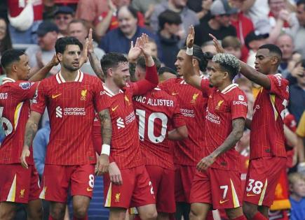 Liverpool se destaca en la Liga Premier