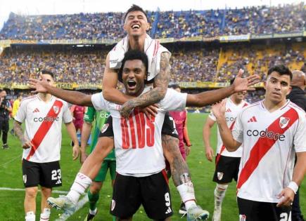 River Plate vence a Boca Juniors en el superclásico