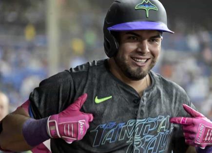 Triunfo de los Rays con jonrón de Jonathan Aranda