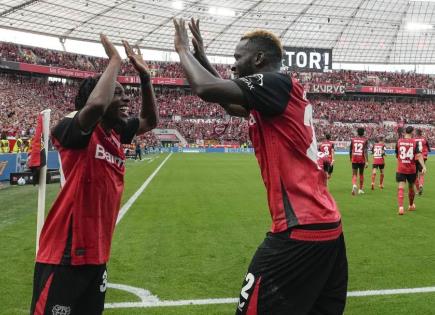 Bayer Leverkusen remonta y vence a Wolfsburgo en la Bundesliga