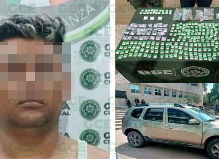 Con droga, cartuchos y explosivo artesanal, capturan a individuo