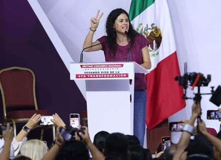 Luisa María Alcalde presidenta de Morena; hijo de AMLO, secretario de Organización