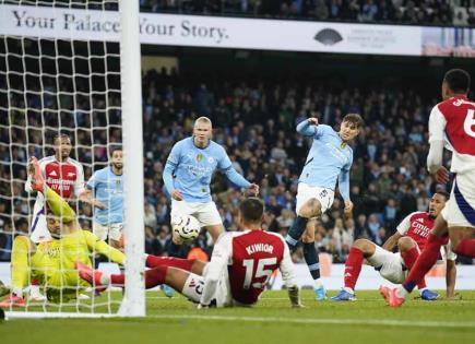 Empate emocionante entre Manchester City y Arsenal en la Premier League