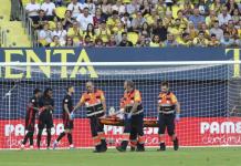 Lesión de rodilla de Ter Stegen en partido Barcelona vs Villarreal