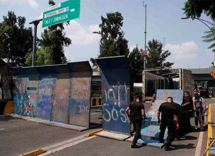 Resguardo del Congreso para la toma de posesión de Claudia Sheinbaum Pardo