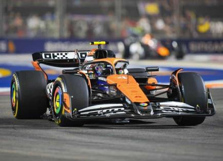 Triunfo de Lando Norris en el Gran Premio de Singapur