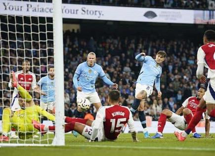 Salva el Man City un punto ante el Arsenal