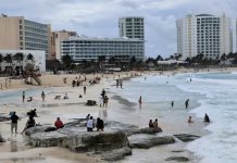 Funcionamiento de Cancún ante Tormenta Tropical Helene