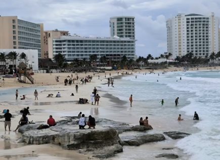 Funcionamiento de Cancún ante Tormenta Tropical Helene