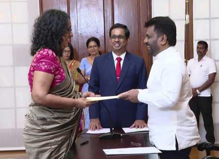 Histórico nombramiento de Harini Amarasuriya como primera ministra en Sri Lanka