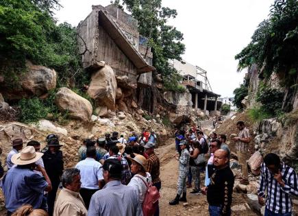 John causa derrumbes e inundaciones en Chiapas