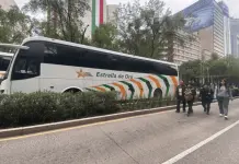 Suspensión del Transporte Público por Manifestantes en Reforma Suspensión del Transporte Público por Manifestantes en Reforma