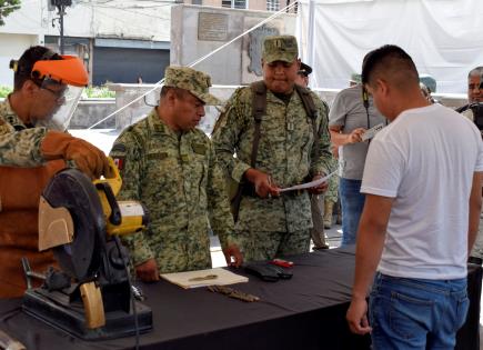 Abre Sedena campaña de desarme; ofrece artículos de hasta 24 mil pesos