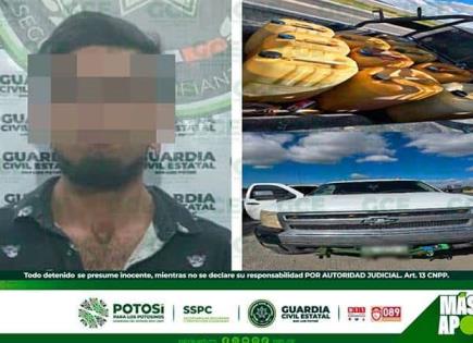 Capturan a sujetopor posesión ilegal de hidrocarburo