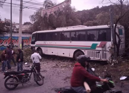 Accidente de Autobús en Xochimilco