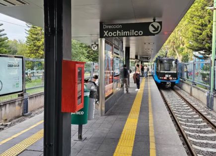 Servicio Restablecido en el Tren Ligero de Xochimilco a Tasqueña