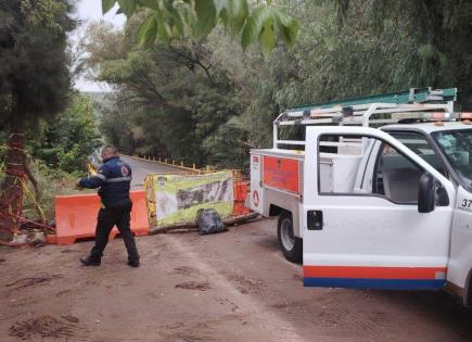 Sigue prohibido el acceso a la presa San José