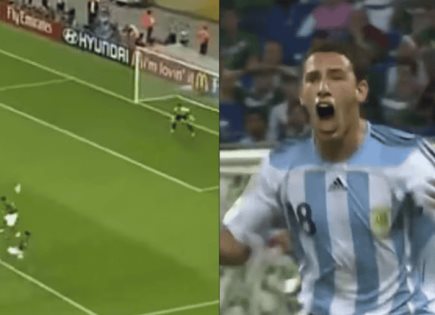 La historia detrás del gol de Maxi Rodríguez contra México