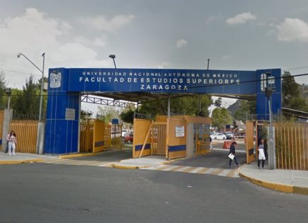 Estudiante herida en FES Zaragoza