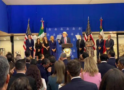 Jill Biden y delegación de EU en la toma de posesión de Claudia Sheinbaum en México