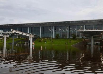 Situación actual del Aeropuerto de Acapulco tras el huracán John