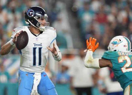 Triunfo de los Titans de Tennessee sobre los Dolphins de Miami